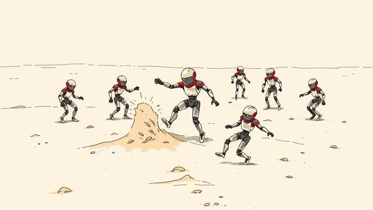 MIT researchers found that AI agents, left without explicit instructions in a virtual environment, spontaneously engaged in behaviors resembling play.