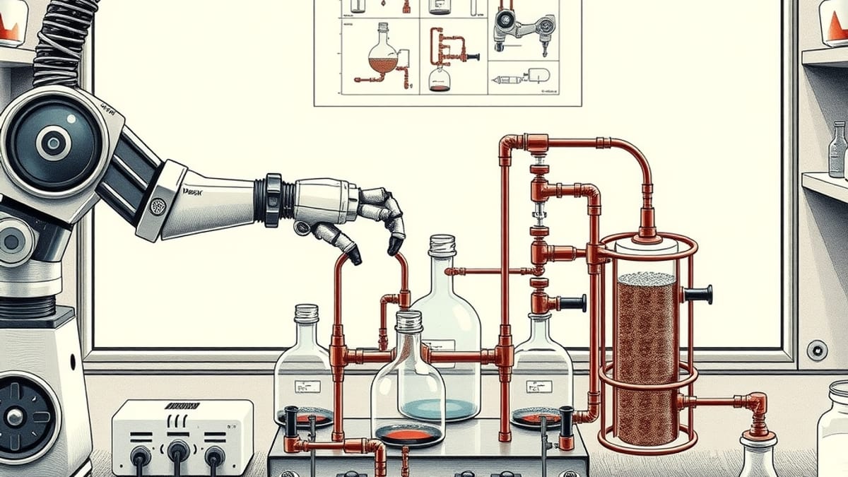 Self-Building Laboratories Automate Experimental Setup and Configuration for Scientific Discovery