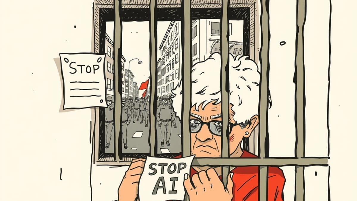 Wynd Kaufman Jailed for OpenAI Protest, First Incarceration for AI Activism